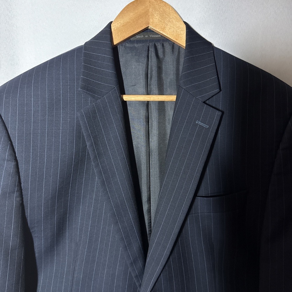 Michael Kors 42 Blue wool Soft Shoulder Mens Blazer Suit Jacket Sport Coat - Picture 3 of 16
